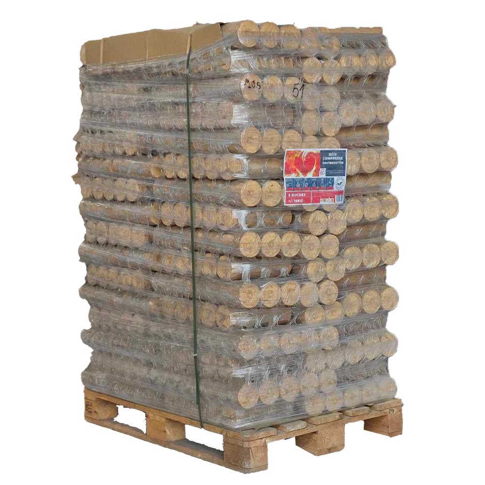 Palette de x96 sacs de 5 Buches densifiées Combulux